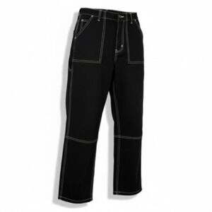 H&M Divided Women's Black Contrast Stitch Pants - Size 2